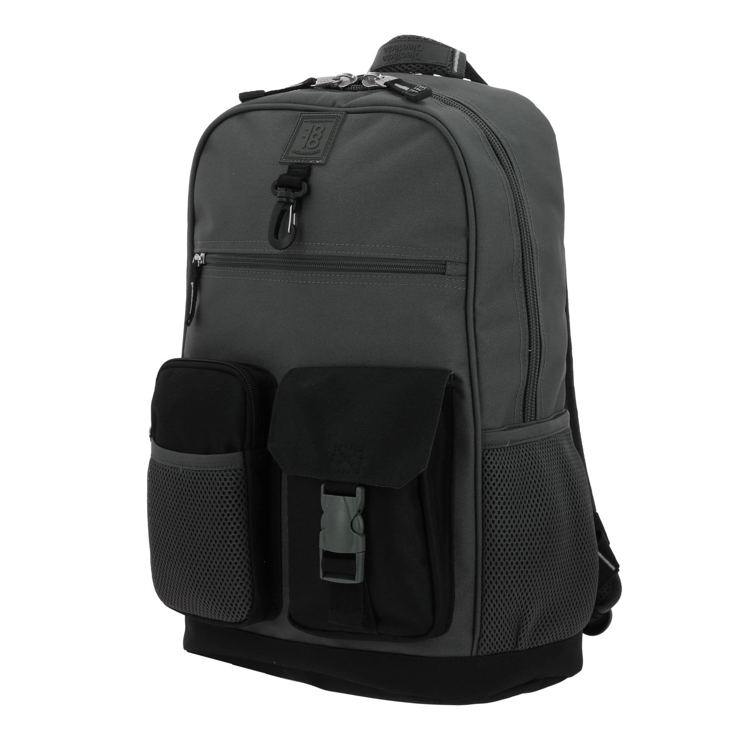 Kit Escolar 1818 by Chenson (Mochila + Mochila) Gris Juvenil 3