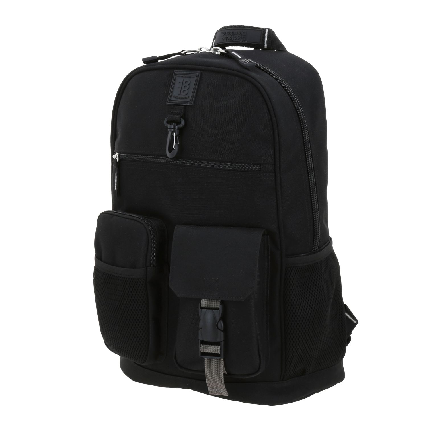 Mochila escolar juvenil 1818 by Chenson negra con amplio compartimento 2