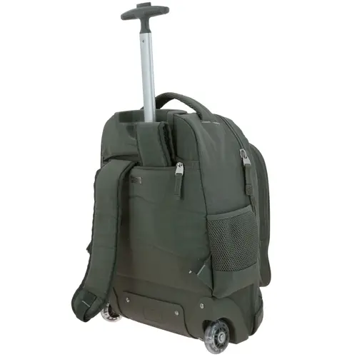 Mochila con Ruedas 1818 by Chenson Verde Seco con Llantes LED 5