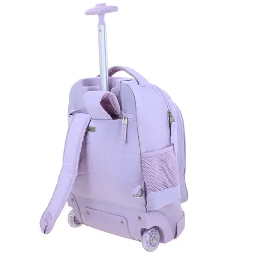 Mochila con Ruedas 1818 by Chenson Violeta para Juventud - Estilo y Funcionalidad 5