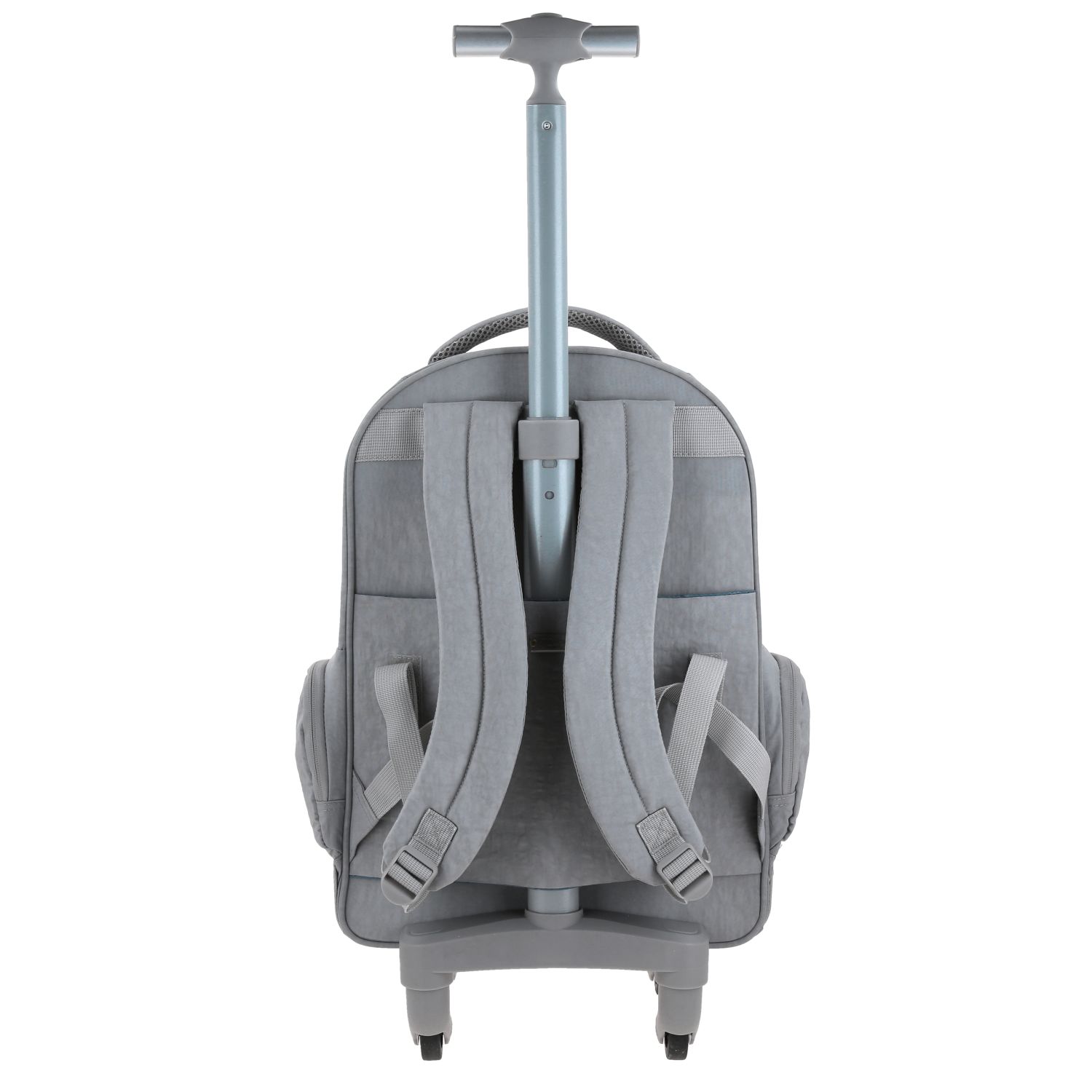 Mochila con Ruedas 1818 by Chenson Gris para Jóvenes - Estilo y Funcionalidad 4