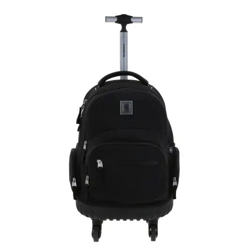 Kit Escolar 1818 by Chenson (Mochila con Ruedas + Lonchera + Lapicera) Negro Juvenil 2