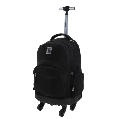 Mochila con Ruedas 1818 by Chenson Negra para Jóvenes - Estilo y Funcionalidad 2