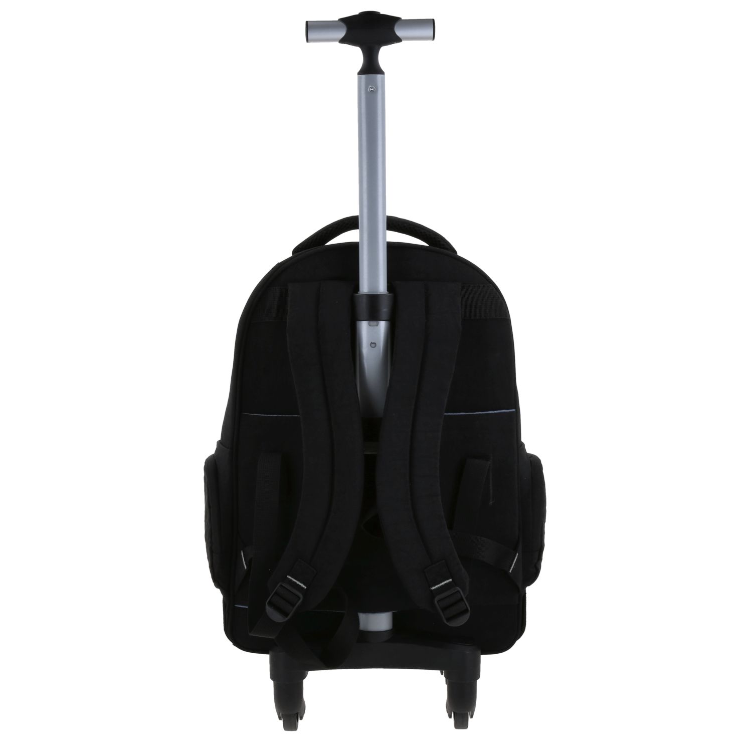 Mochila con Ruedas 1818 by Chenson Negra para Jóvenes - Estilo y Funcionalidad 4