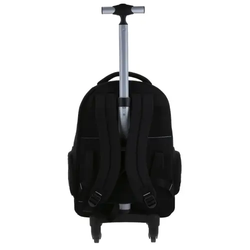 Mochila con Ruedas 1818 by Chenson Negra para Jóvenes - Estilo y Funcionalidad 4