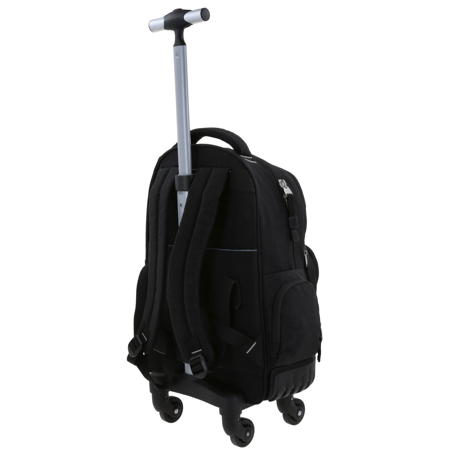 Mochila con Ruedas 1818 by Chenson Negra para Jóvenes - Estilo y Funcionalidad 5