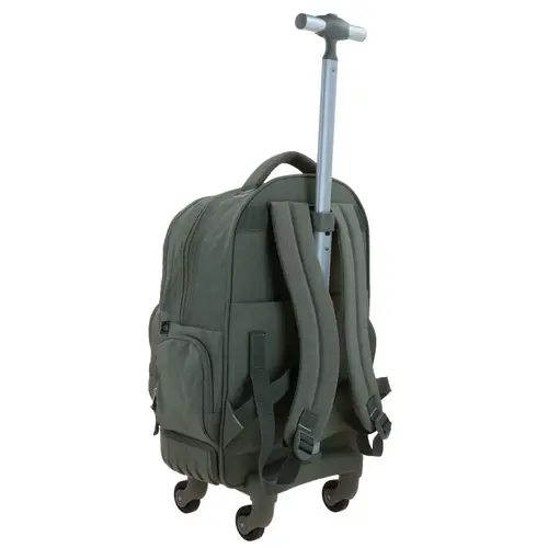 Mochila con Ruedas 1818 by Chenson Verde Seco Juvenil 3