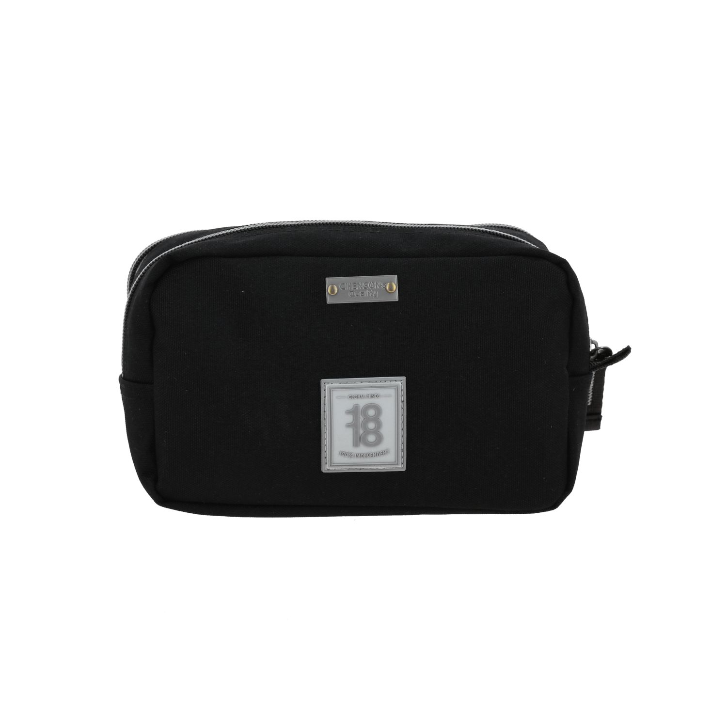 Lapicera escolar 1818 by Chenson negra con amplio compartimento 4