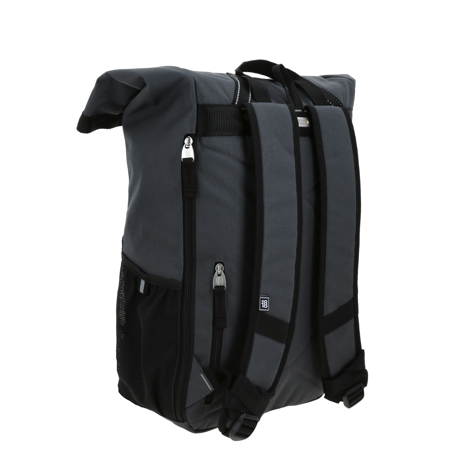 Mochila juvenil 1818 by Chenson negra con cierre enrollable | Estilo y funcionalidad 3