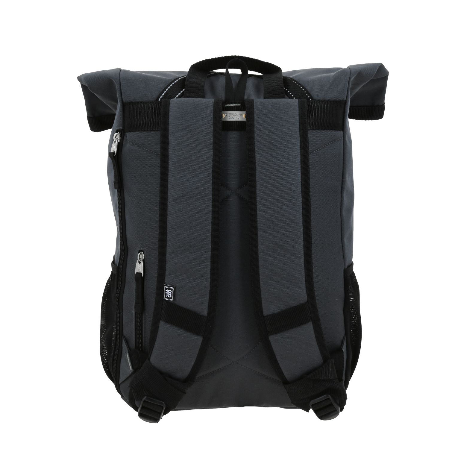 Mochila juvenil 1818 by Chenson negra con cierre enrollable | Estilo y funcionalidad 4