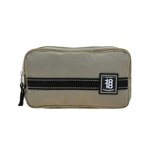 Lapicera escolar 1818 by Chenson gris con doble compartimento 1