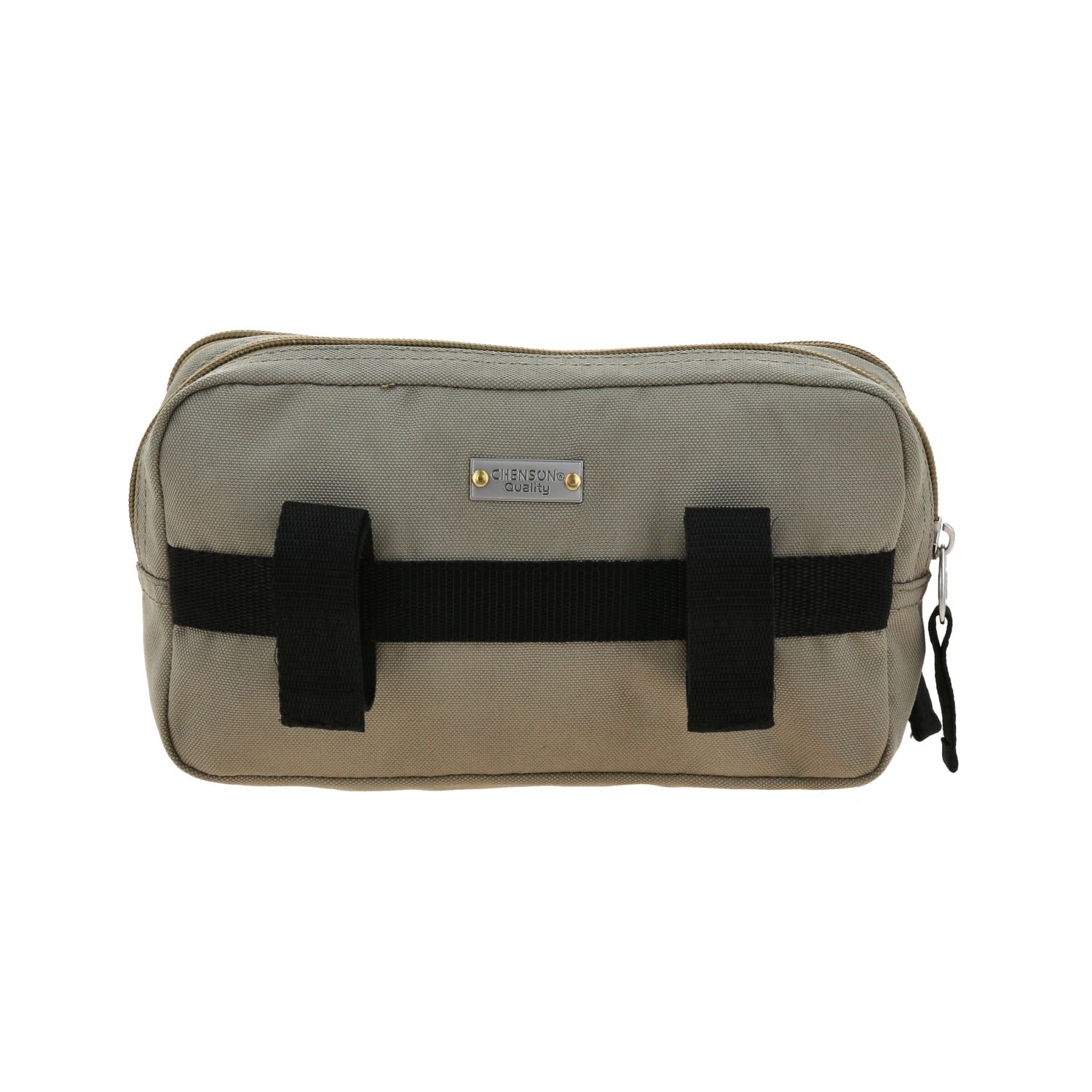 Lapicera escolar 1818 by Chenson gris con doble compartimento 4