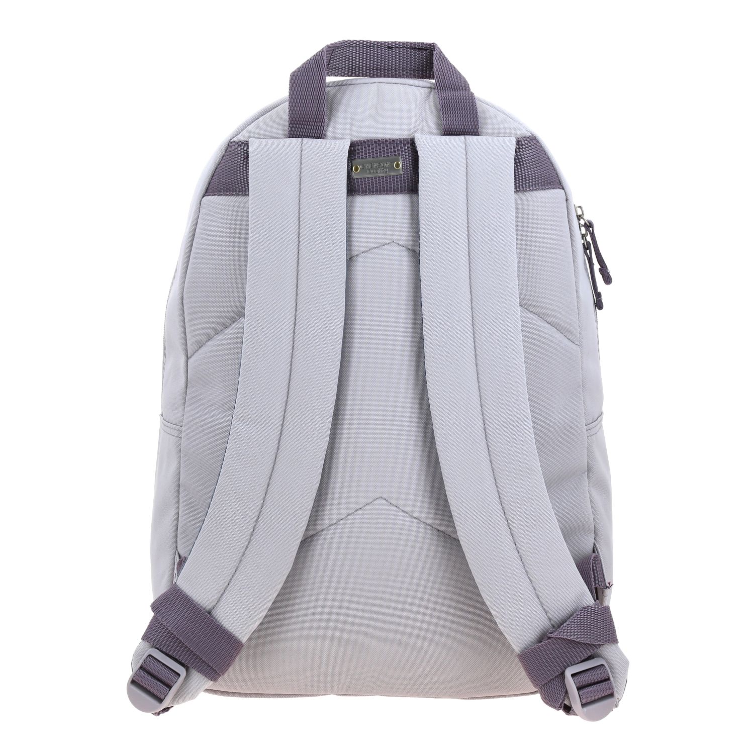 Mochila escolar juvenil 1818 by Chenson Gris con amplio compartimento 4