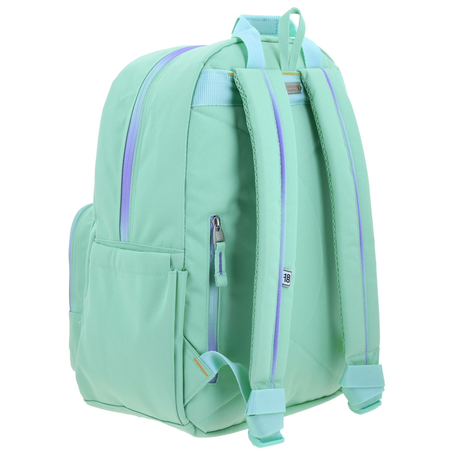 Mochila juvenil turquesa 1818 by Chenson con triple bolsillo frontal 3