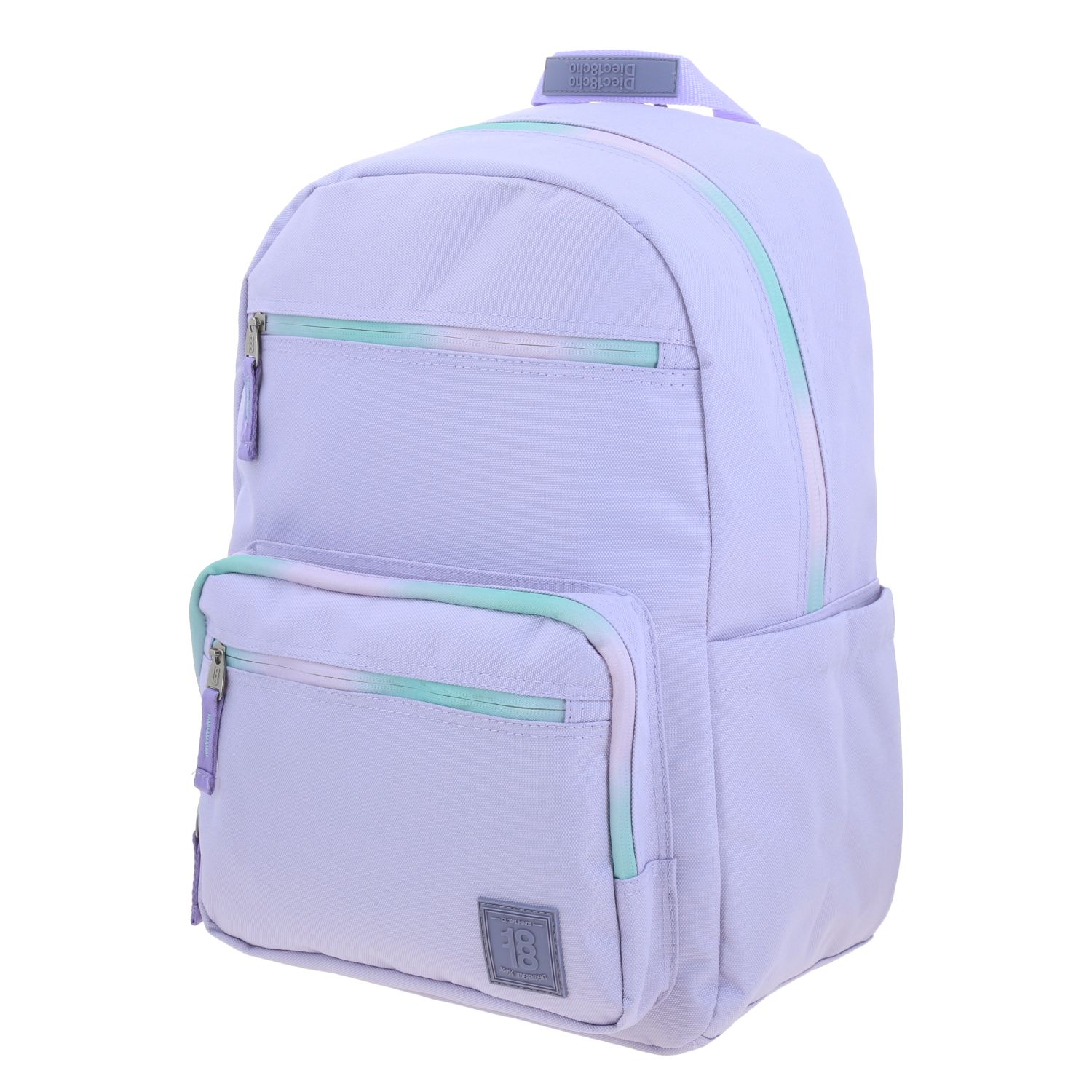Mochila escolar juvenil 1818 by Chenson color violeta con amplio espacio 2