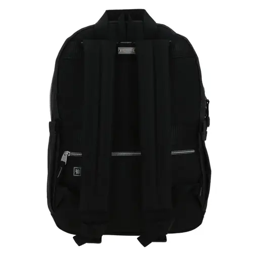 Mochila escolar juvenil 1818 by Chenson negra con diseño funcional 4