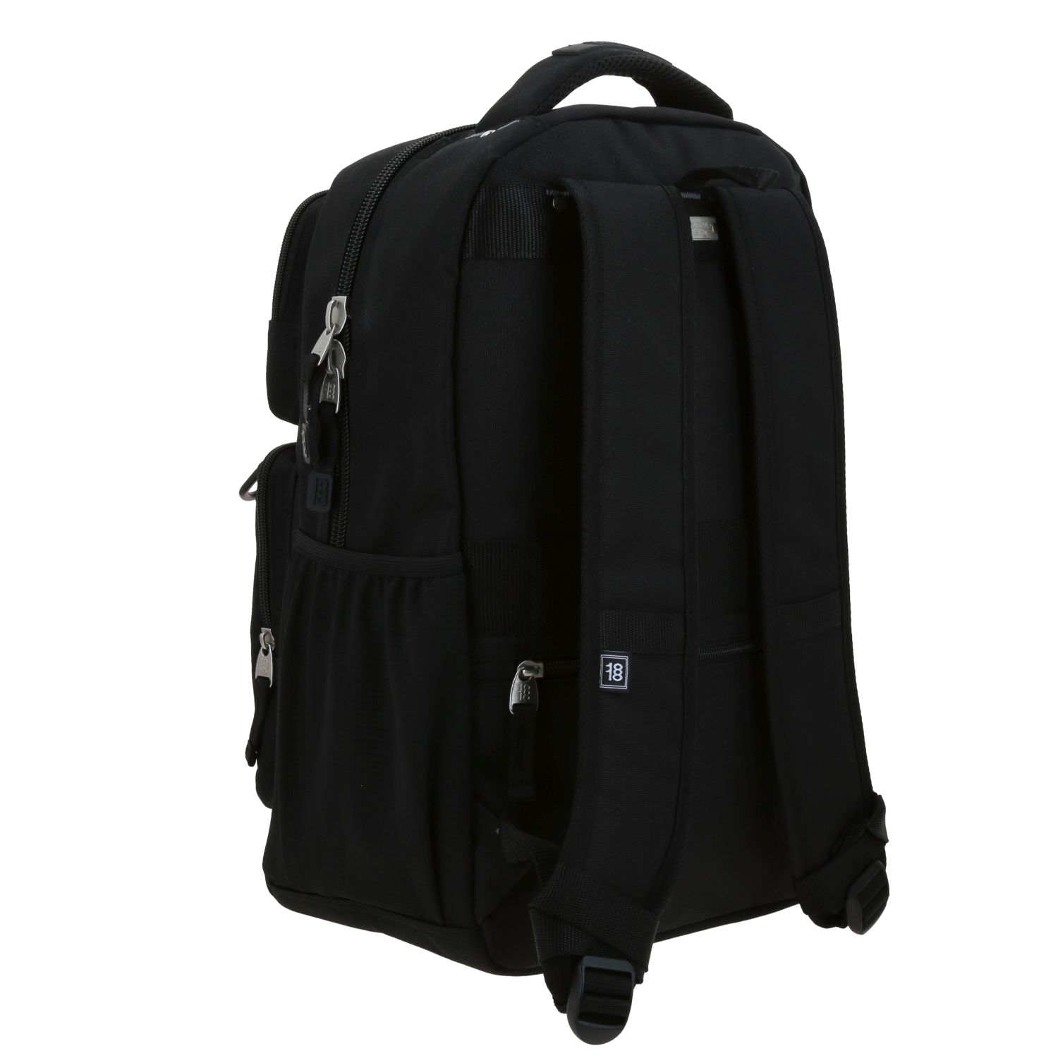 Mochila Escolar 1818 by Chenson Negro con Triple Bolsillo 3