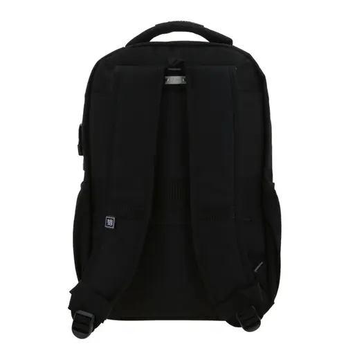 Mochila Preparatoria 1818 by Chenson Negro con Triple Bolsillo 4