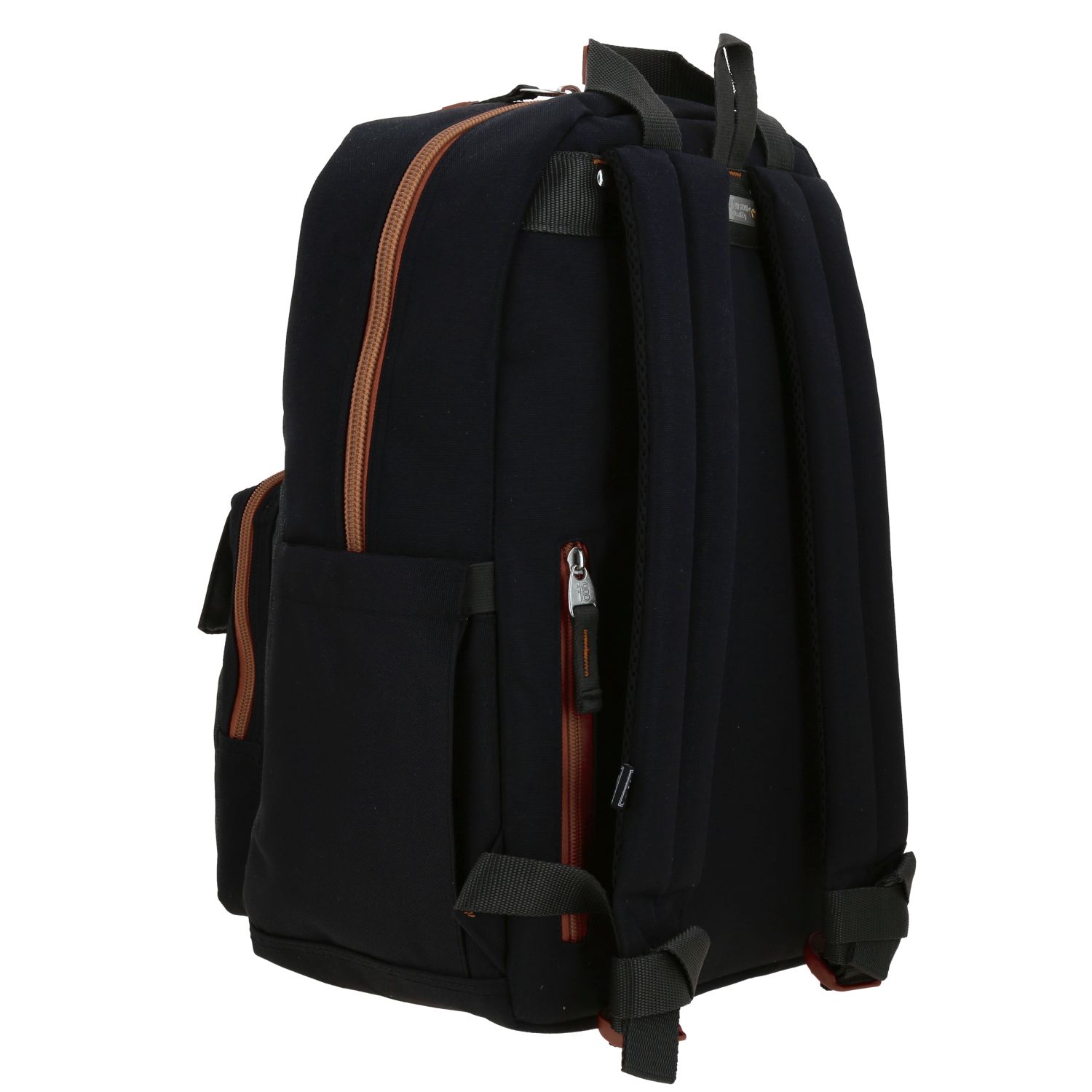 Mochila escolar juvenil 1818 by Chenson negra con múltiples bolsillos 3