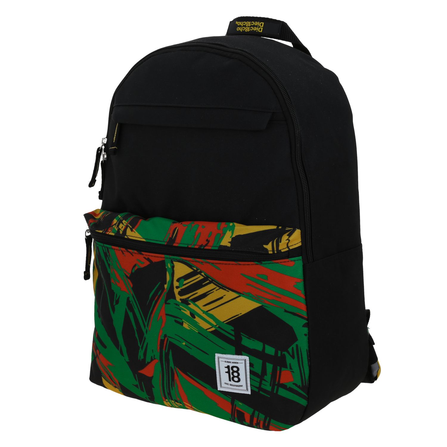 Mochila juvenil 1818 by Chenson negra con amplio compartimento 2