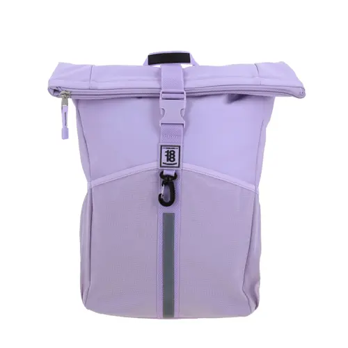Mochila escolar juvenil 1818 by Chenson violeta con soporte para maleta 1