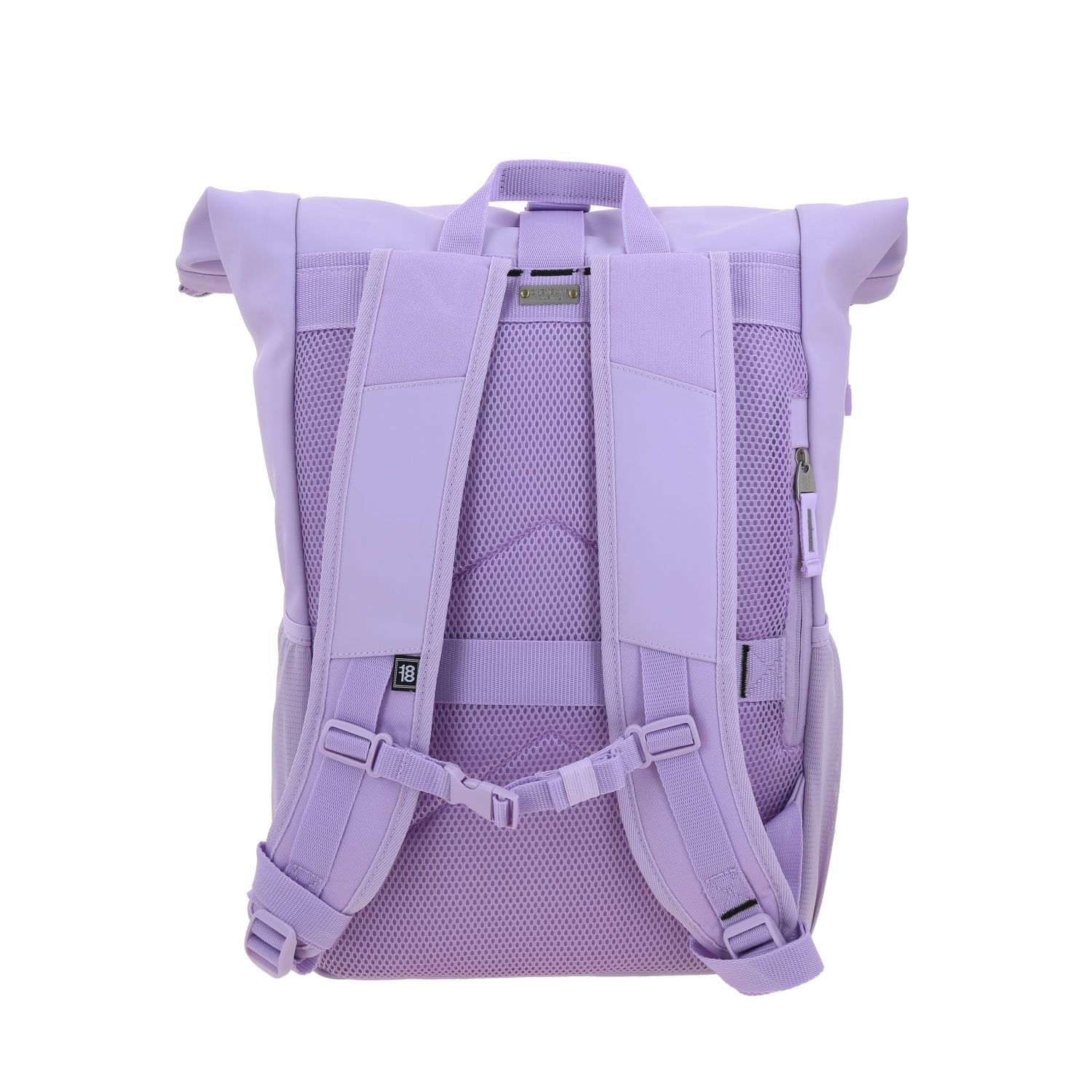 Mochila escolar juvenil 1818 by Chenson violeta con soporte para maleta 4