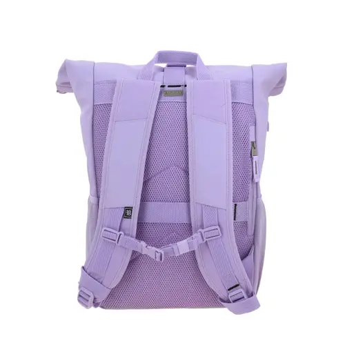 Mochila escolar juvenil 1818 by Chenson violeta con soporte para maleta 4