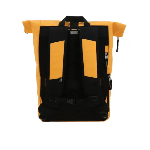 Mochila Escolar Juvenil 1818 by Chenson Amarillo con Compartimento Amplio - vista 2