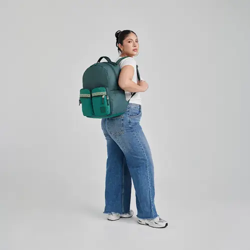 Mochila Escolar 1818 by Chenson Verde - Backpack Juvenil - vista 2