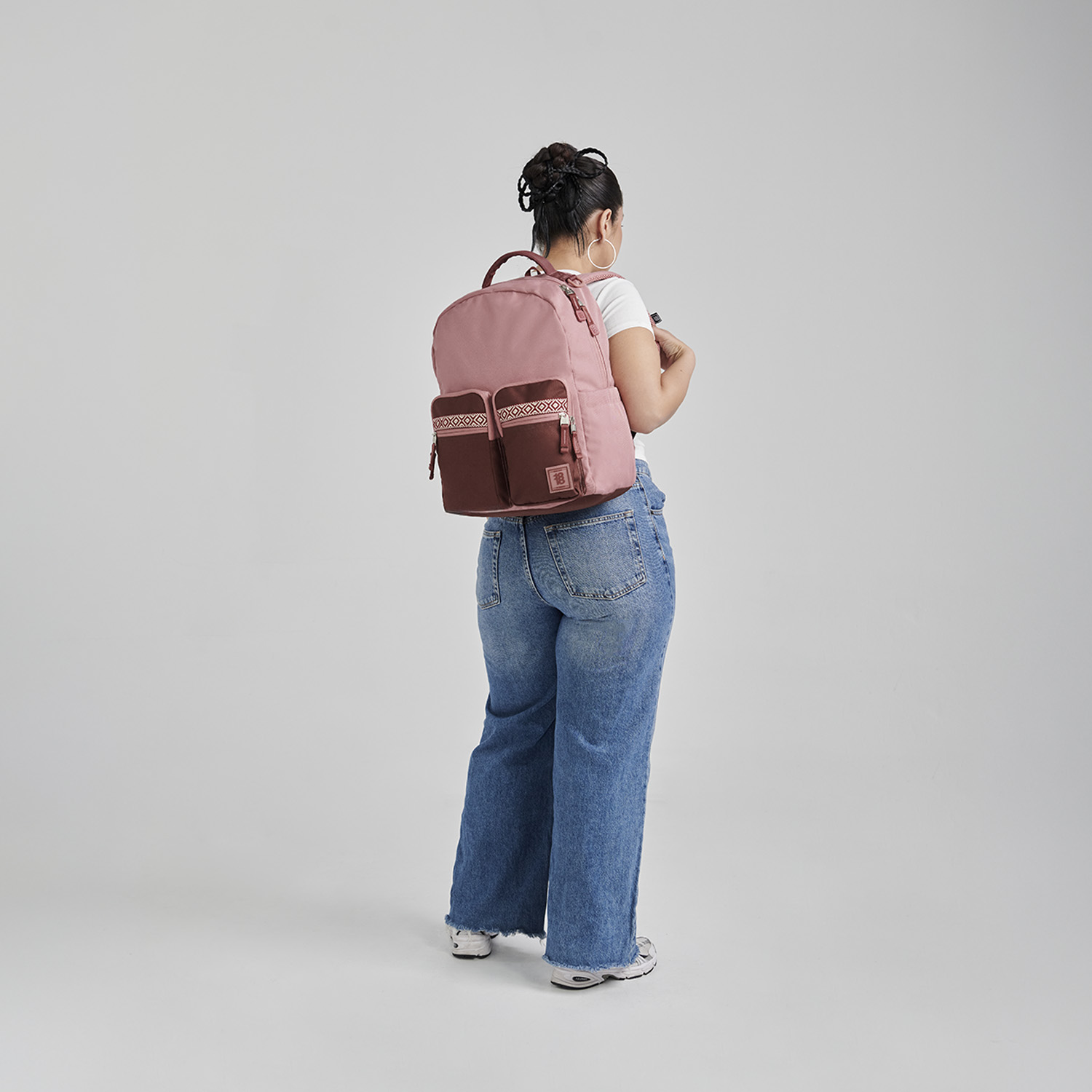 Mochila Escolar 1818 by Chenson Magenta para Adolescentes - vista 2