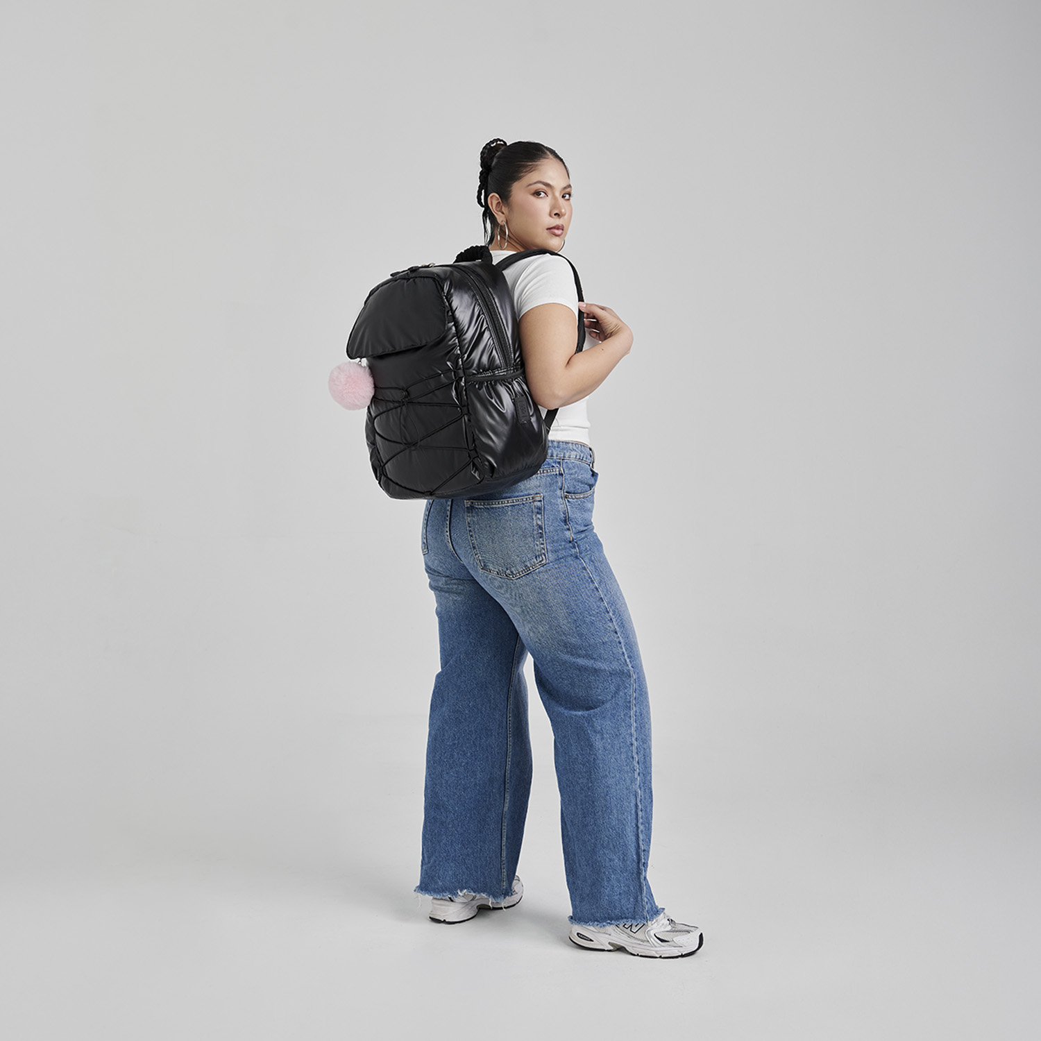 Mochila Escolar 1818 by Chenson Negro - Backpack Juvenil - vista 2