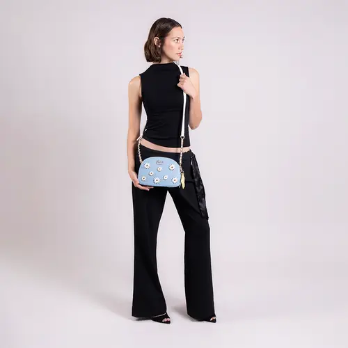 Bolsa de Lado Azul AL by Chenson | Bolsa Bandolera con Doble Compartimento - vista 2