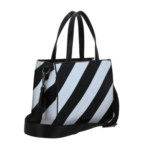 Bolsa de Mano AL by Chenson Negro Simil Piel Compartimentos 3