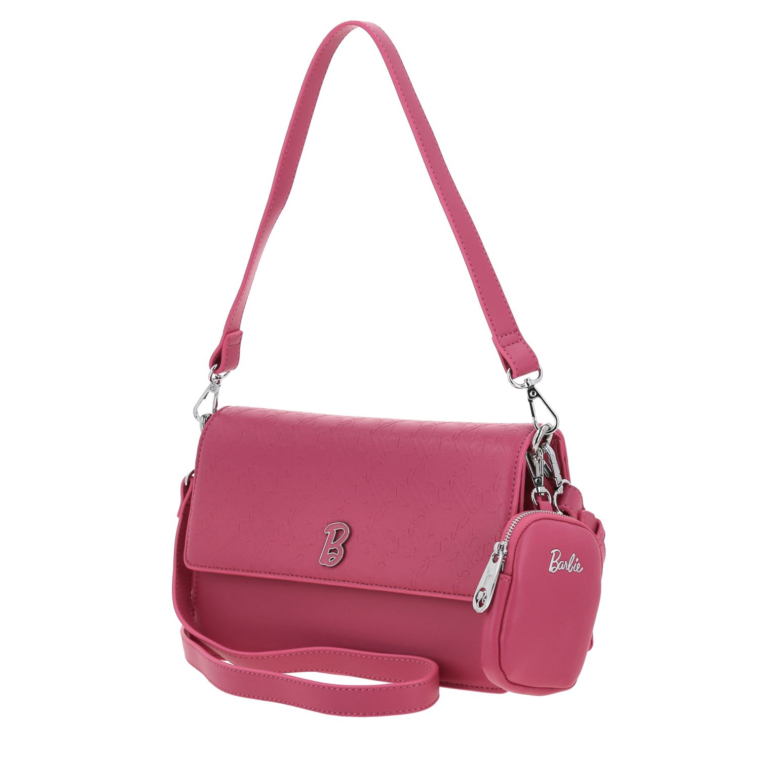 Bolsa de Mano para Dama Barbie by Chenson Rosa con Doble Compartimento 2