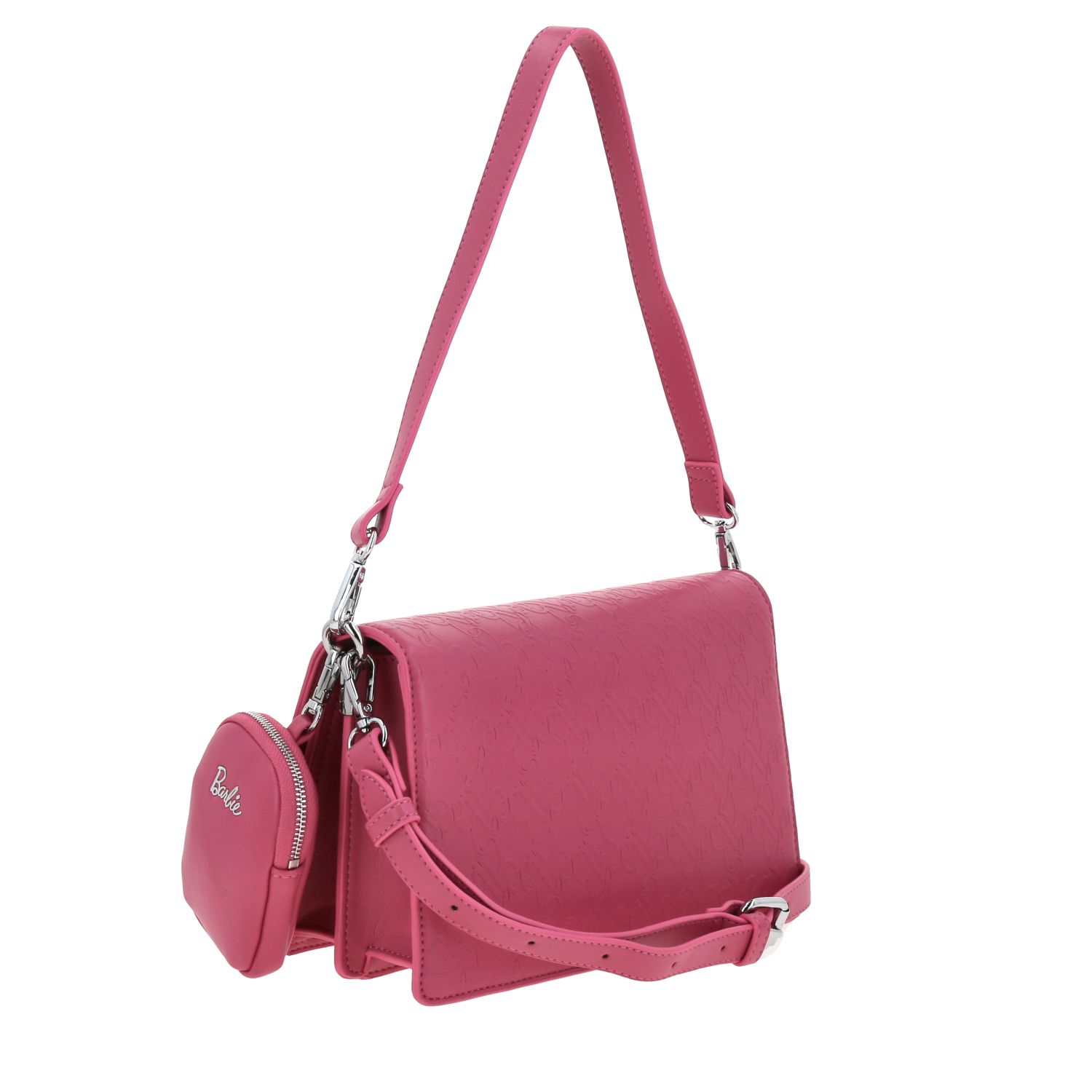 Bolsa de Mano para Dama Barbie by Chenson Rosa con Doble Compartimento 3