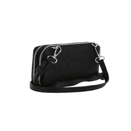 Cartera Barbie by Chenson negra para dama con compartimento doble 3