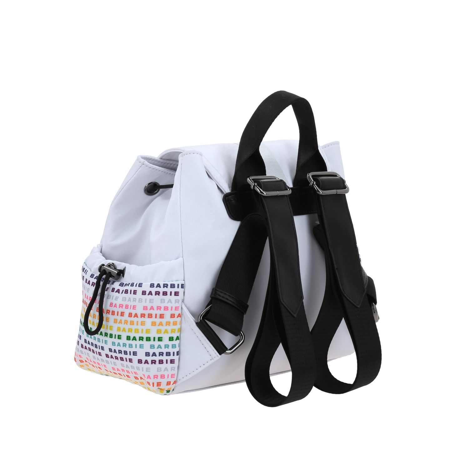 Mochila para dama Barbie by Chenson color blanco con estilo moderno 3