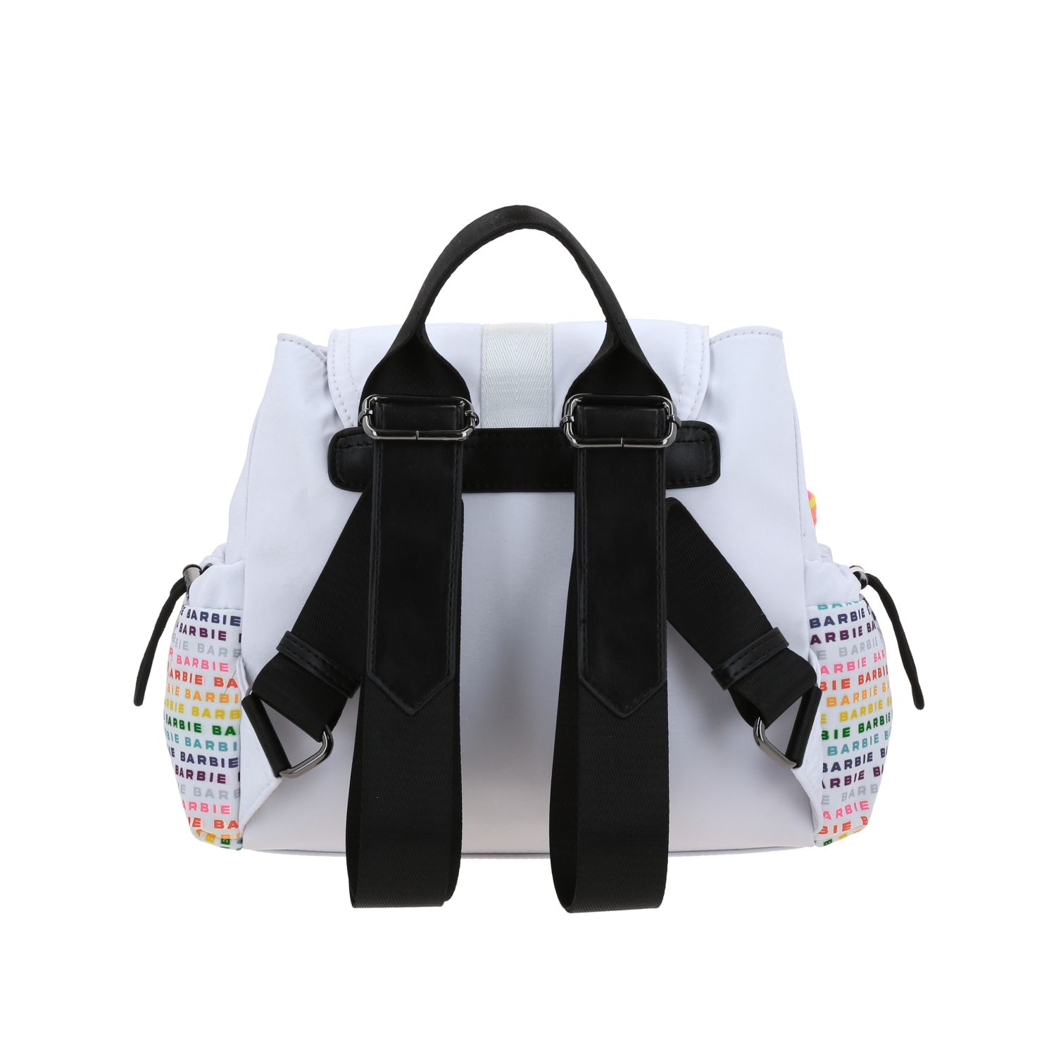 Mochila para dama Barbie by Chenson color blanco con estilo moderno 4