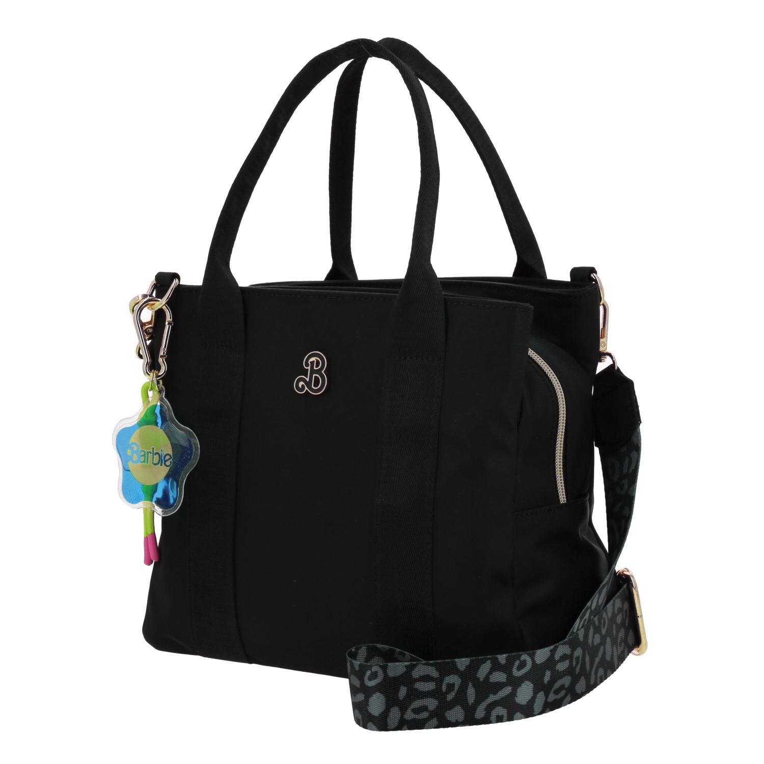 Bolsa de Mano para Dama Barbie by Chenson Negro Estilo y Funcionalidad 2