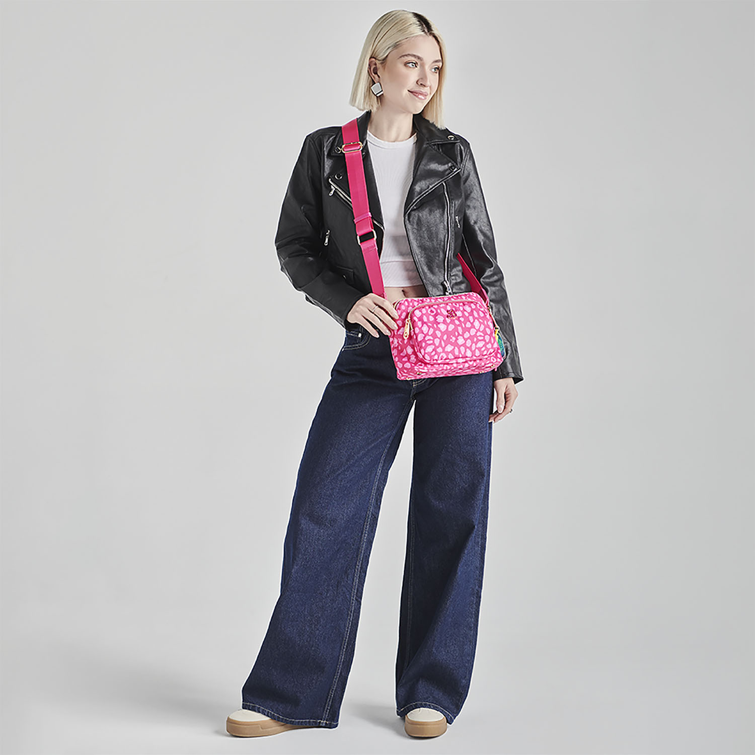 Bolsa de lado Barbie by Chenson rosa con doble compartimento para dama - vista 2