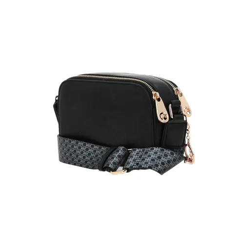 Bolsa de Lado Barbie by Chenson Negra con Doble Compartimento para Dama 5