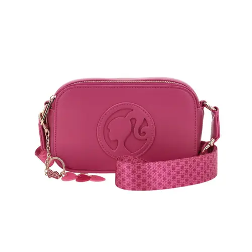 Bolsa de lado para dama Barbie by Chenson color rosa con doble compartimento