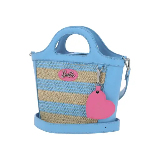 Bolsa de Mano para Dama Barbie by Chenson Azul con Amplio Compartimento - vista 2