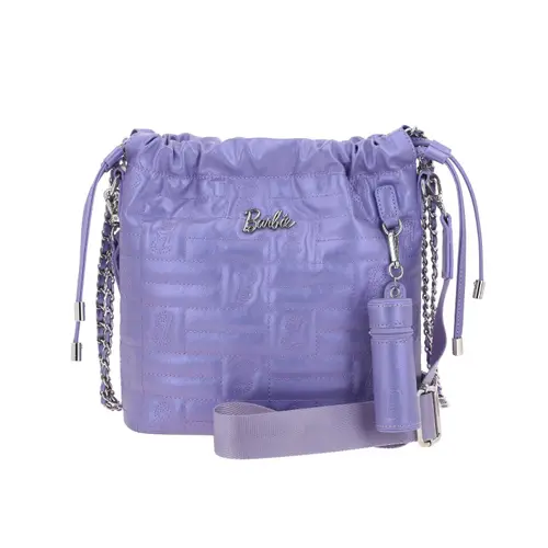Accesorio Barbie by Chenson Violeta - Bolsa de Mano Casual para Dama