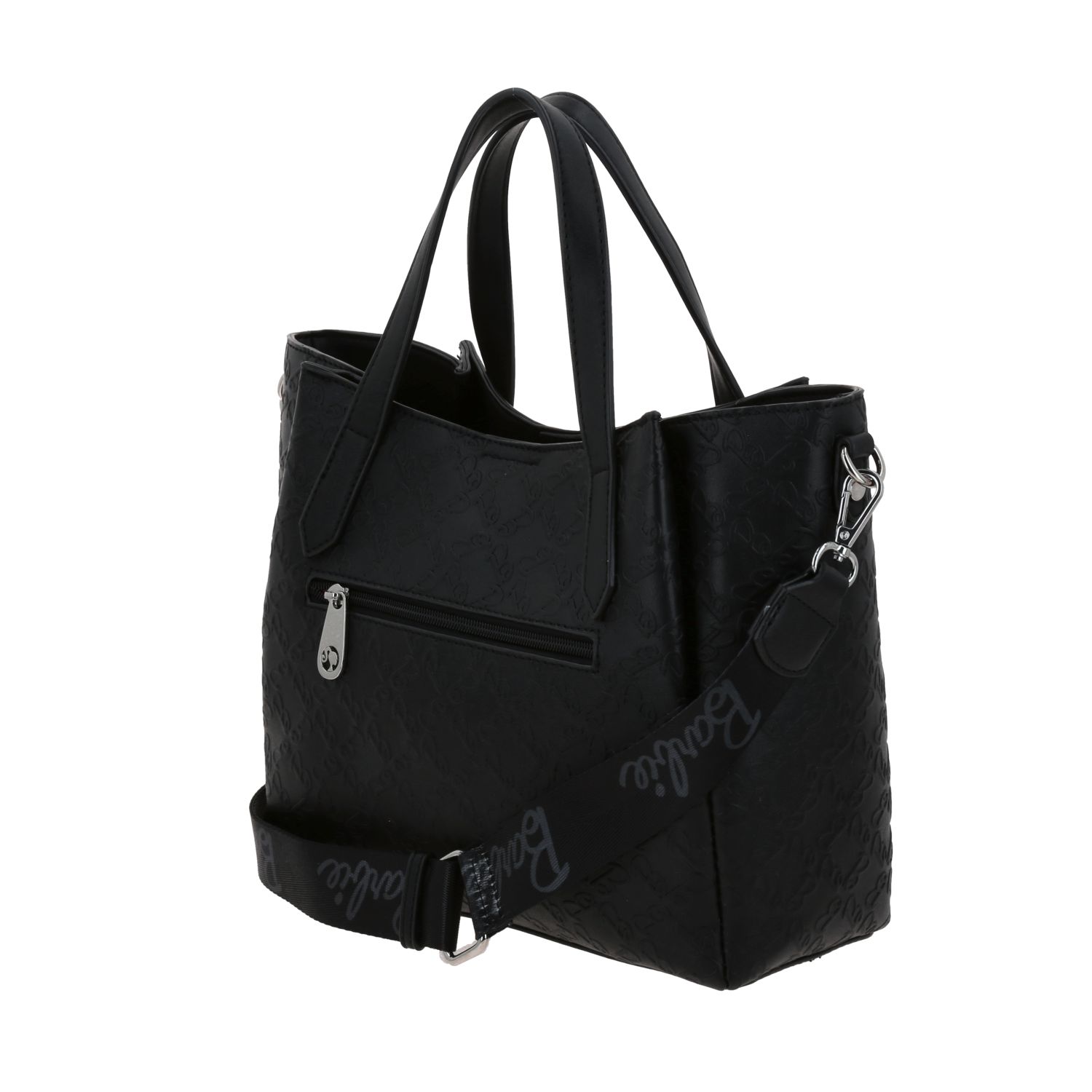 Bolsa de Mano para Dama Barbie by Chenson Color Negro con Estilo Único 5