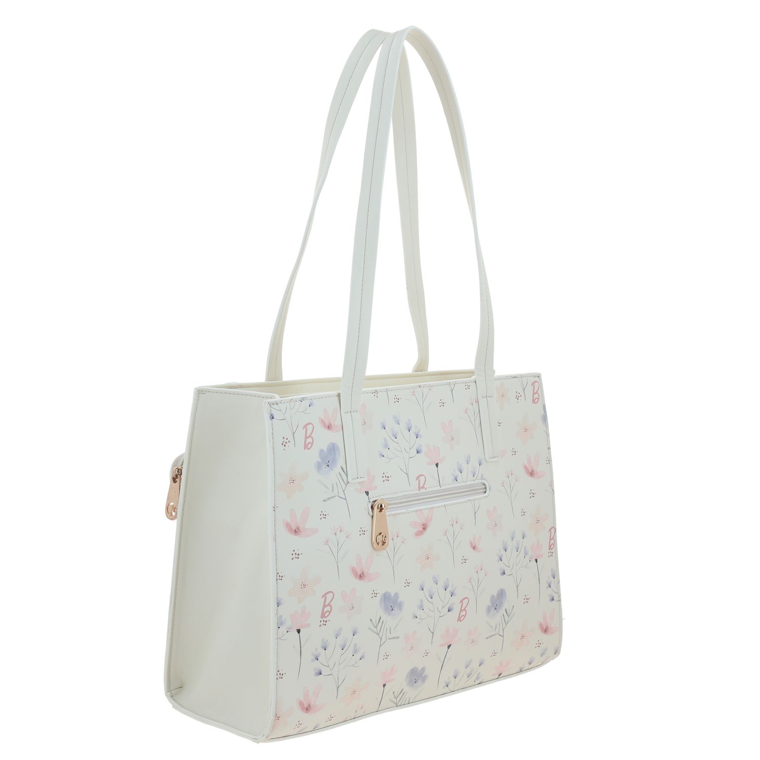 Bolsa grande para dama Barbie blanco | Tote elegante casual 3