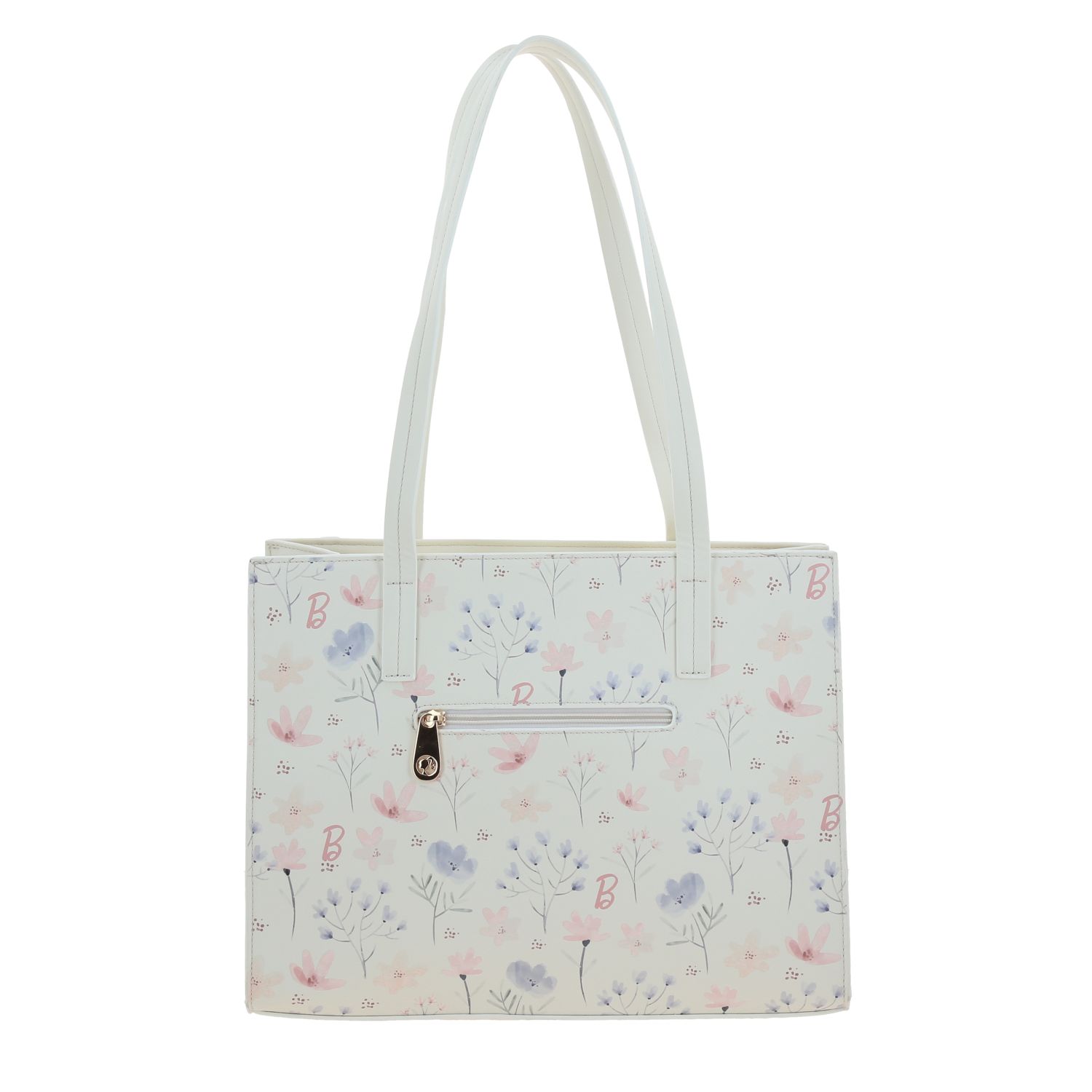 Bolsa grande para dama Barbie blanco | Tote elegante casual 4
