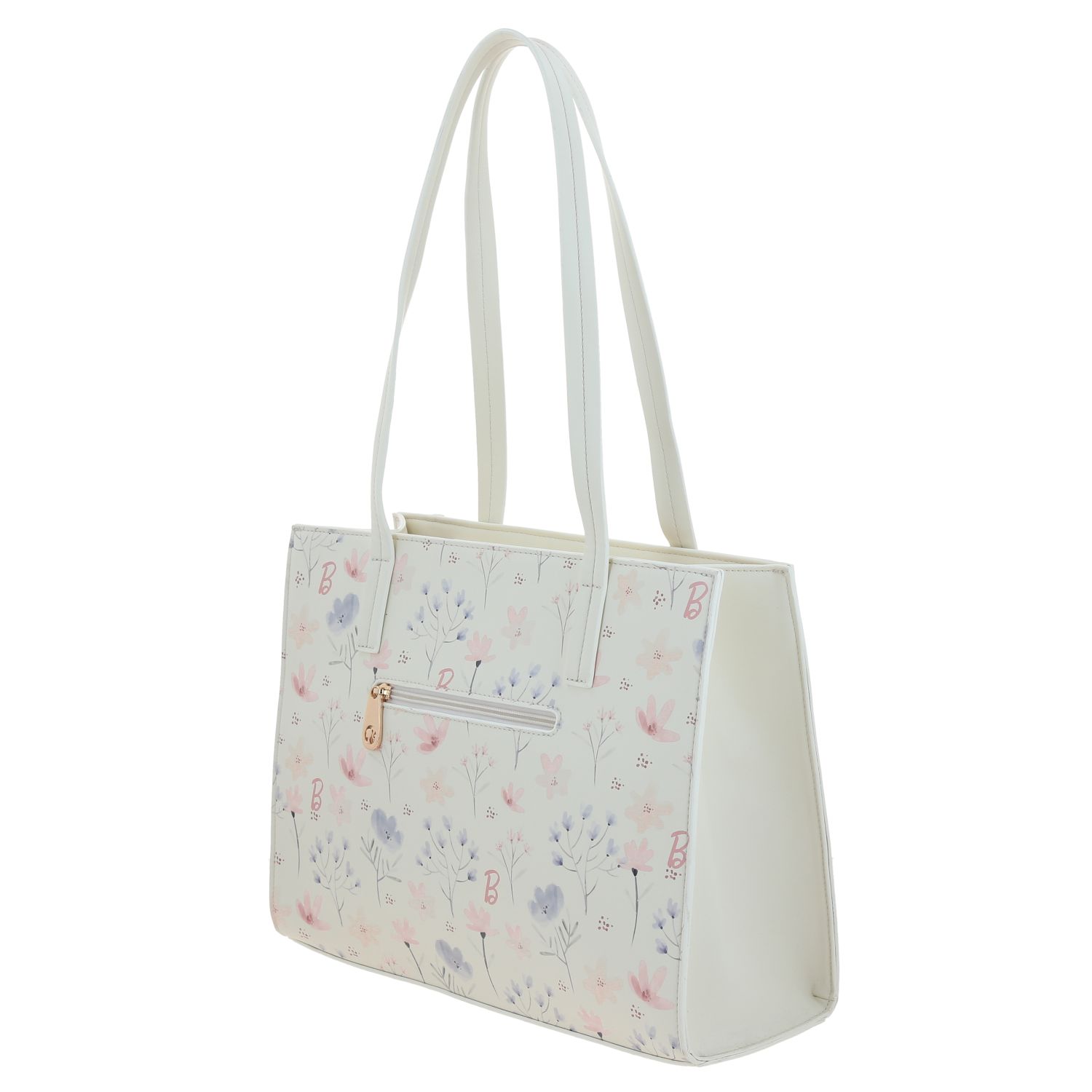 Bolsa grande para dama Barbie blanco | Tote elegante casual 5