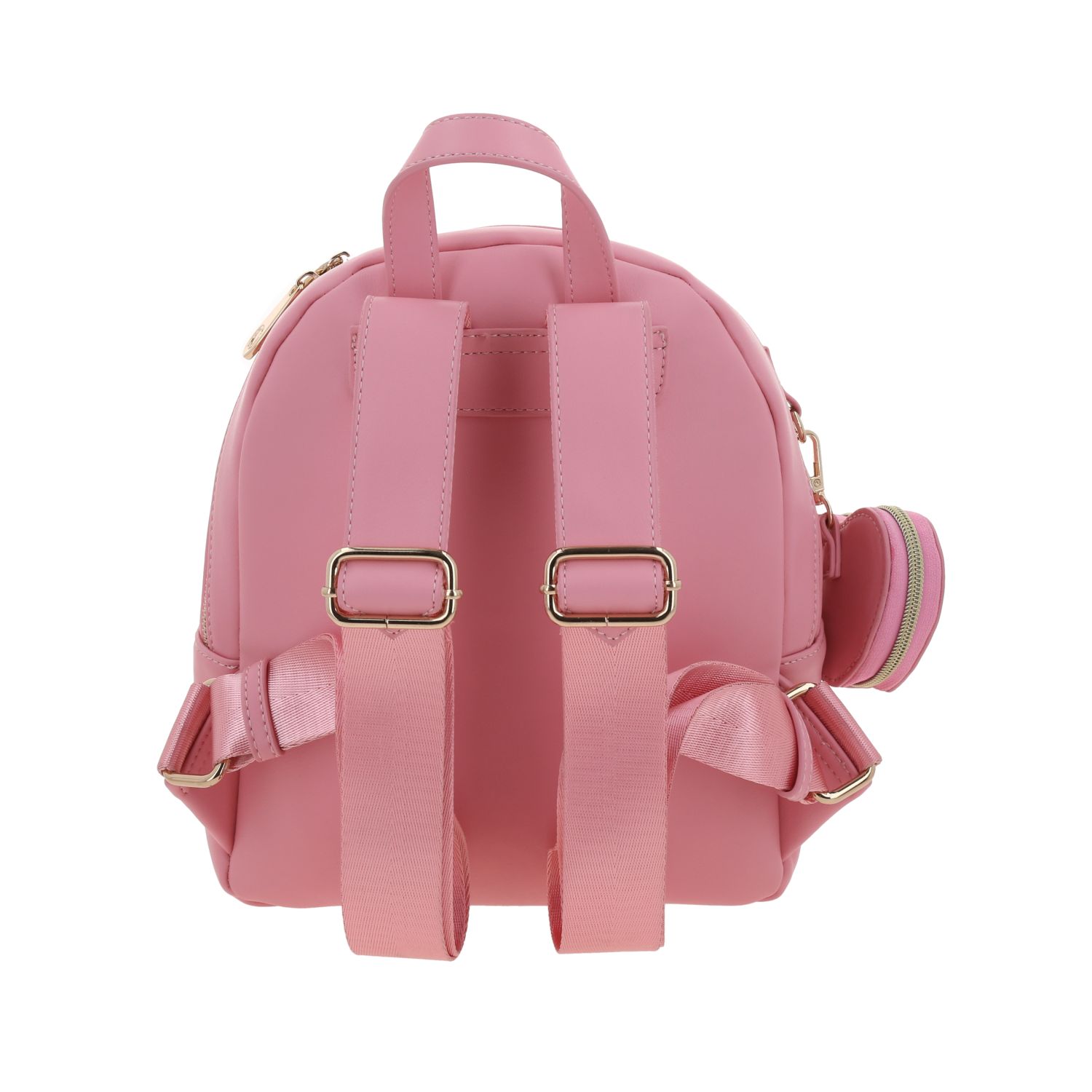 Mochila para dama Barbie by Chenson color rosa con doble bolsillo frontal 4