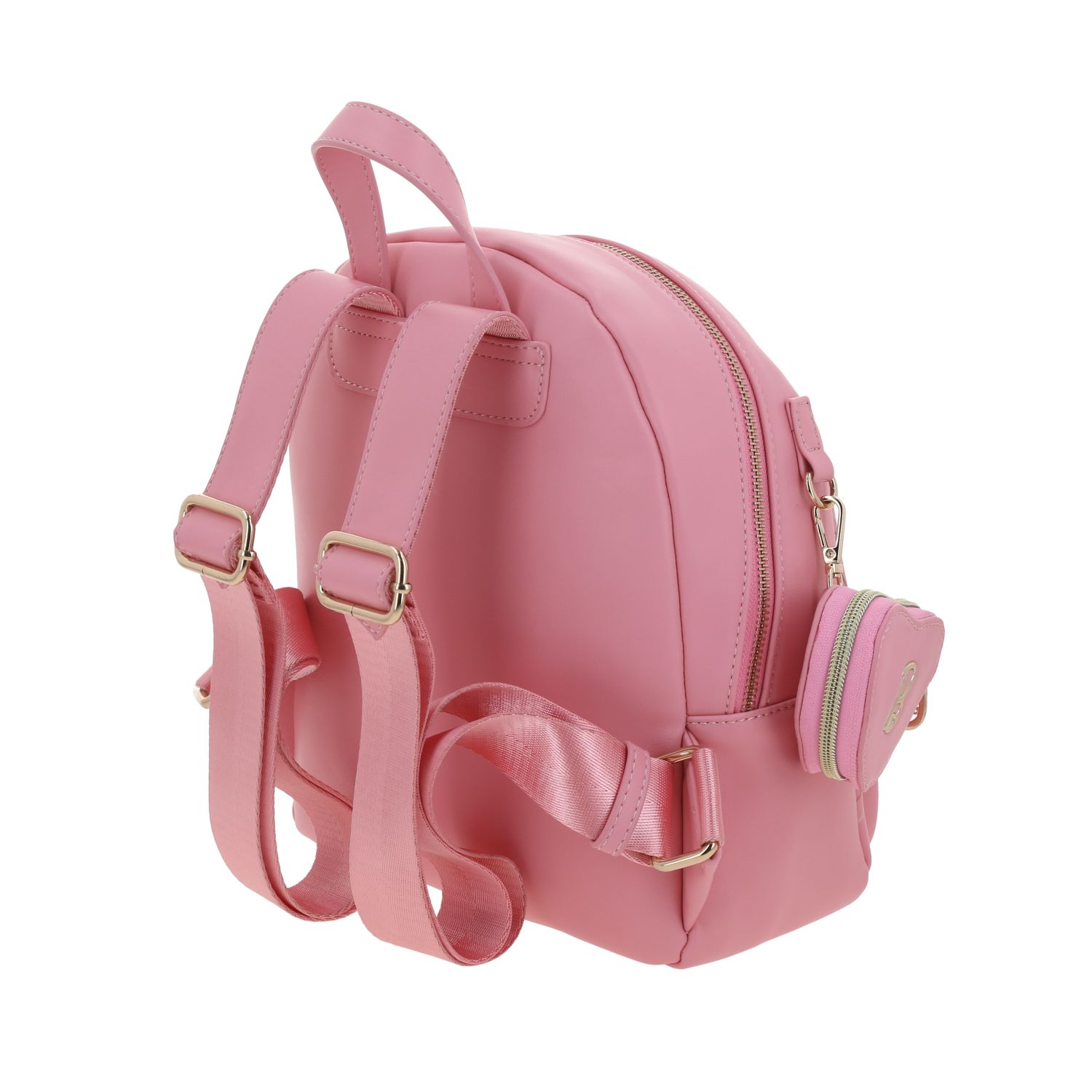 Mochila para dama Barbie by Chenson color rosa con doble bolsillo frontal 5